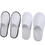 White Nap Cloth Slippers Custom Disposable Hotel Slippers Wholesale Cheapest Price High Quality